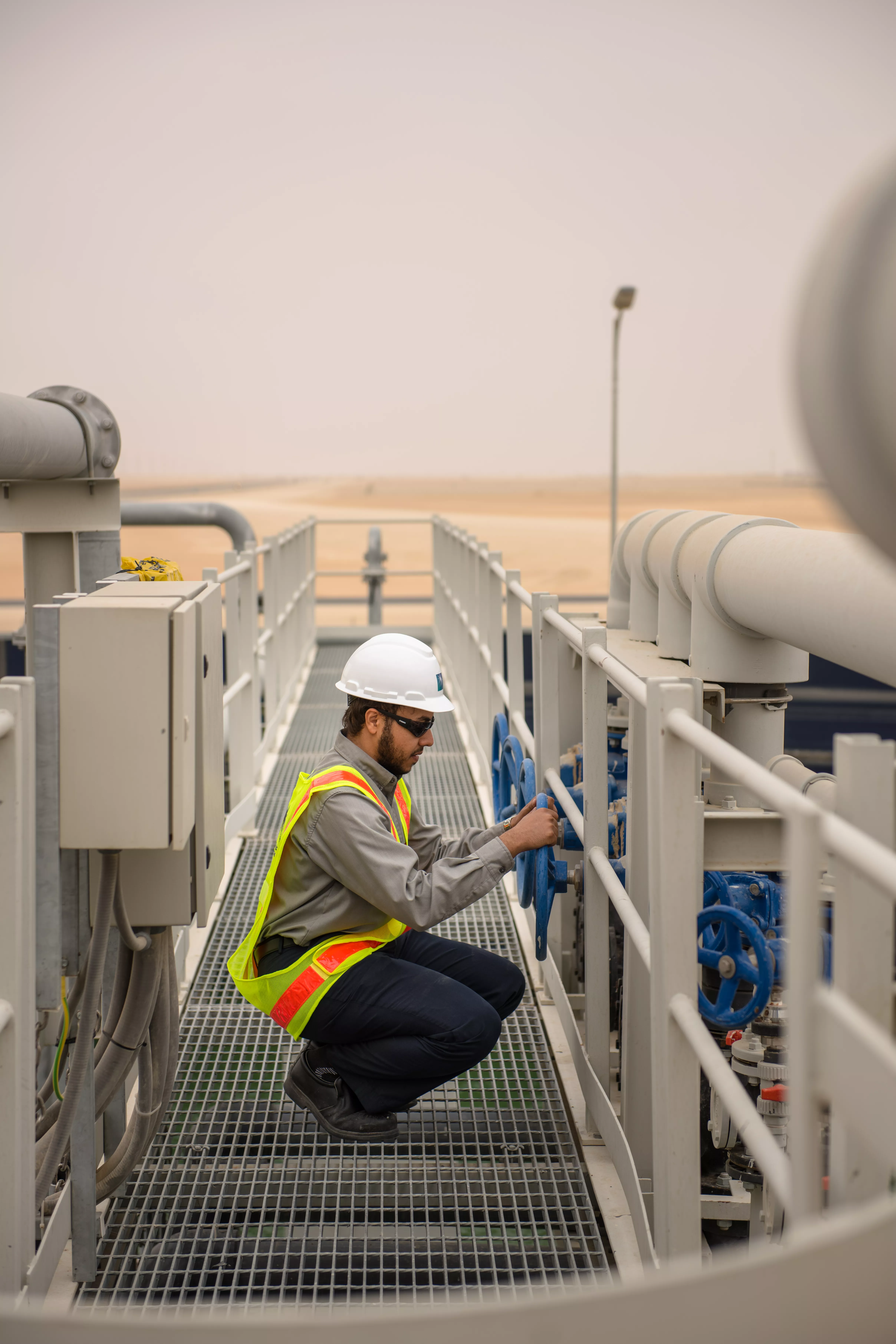 Fadhili Gas Plant Employee