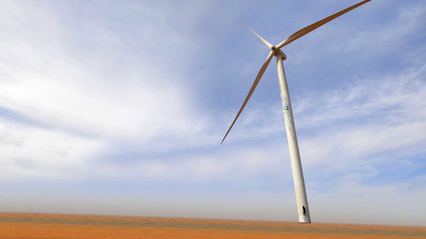 Wind Turbine - Aramco Renewable Energy